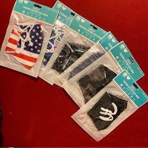 6 Pack Orly Fashion Washable & Reusable Cotton Mask